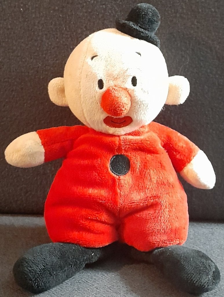 Studio 100 Bumbalu pluche 24 cm Bumba clown knuffel, Kinderen en Baby's, Gebruikt, Overige merken, Overige karakters, Overige typen