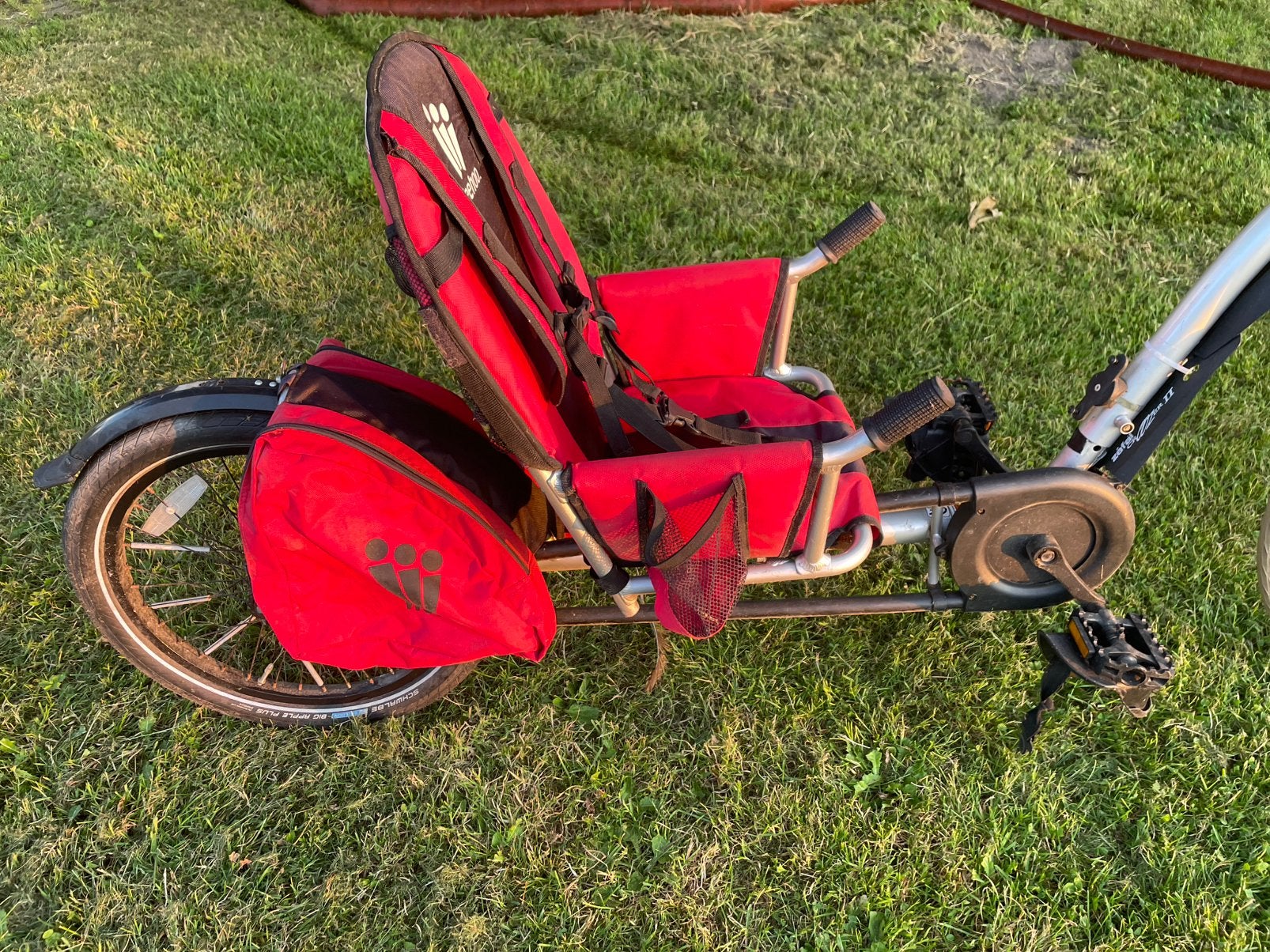 Weehoo aanhangfiets, Ophalen, Zo goed als nieuw, Aanhangfiets