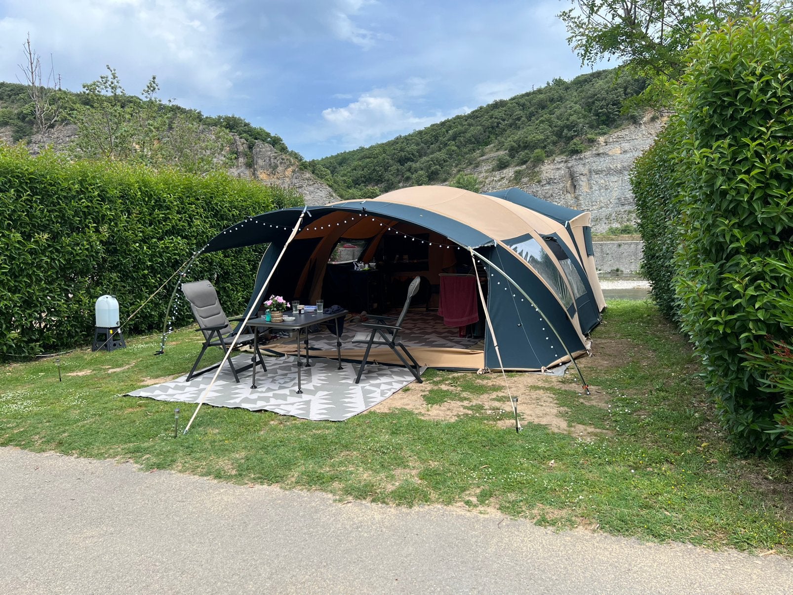 Vouwwagen Cabanon chamonix deluxe 2023, Caravans en Kamperen, Vouwwagens, Ophalen, Beige, Cabanon, Aanwezig