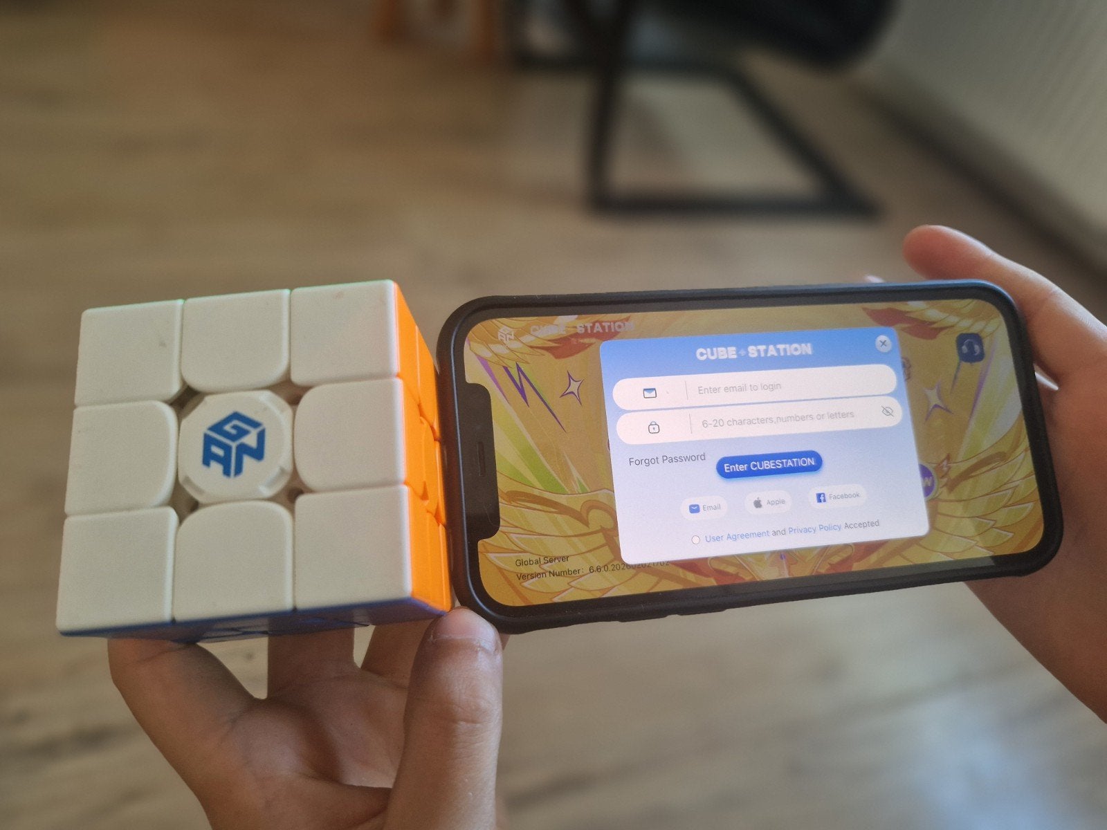 Smartcube - GAN Speedcube in zeer goede staat, Ophalen, Zo goed als nieuw, Puzzelen
