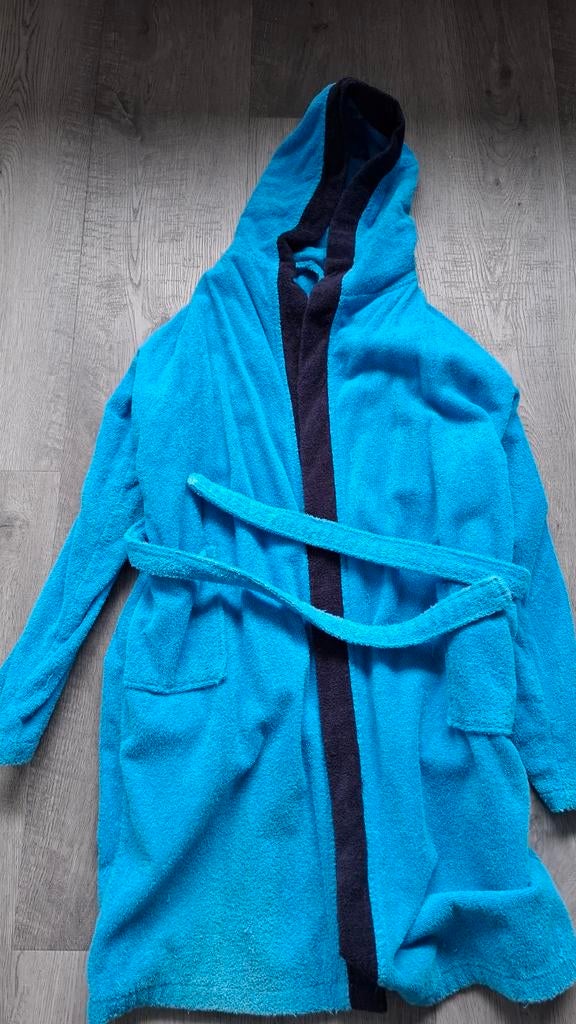 Hema Badjas Blauw Maat 158/164, Kinderen en Baby's, Kinderkleding | Maat 164, Nacht- of Onderkleding, Gebruikt, Jongen of Meisje