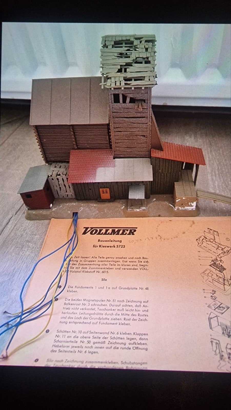 VOLLMER HO 5723 STEENSLAG FABRIEK, Ophalen of Verzenden, Gelijkstroom of Wisselstroom, Brug, Tunnel of Gebouw, Overige merken
