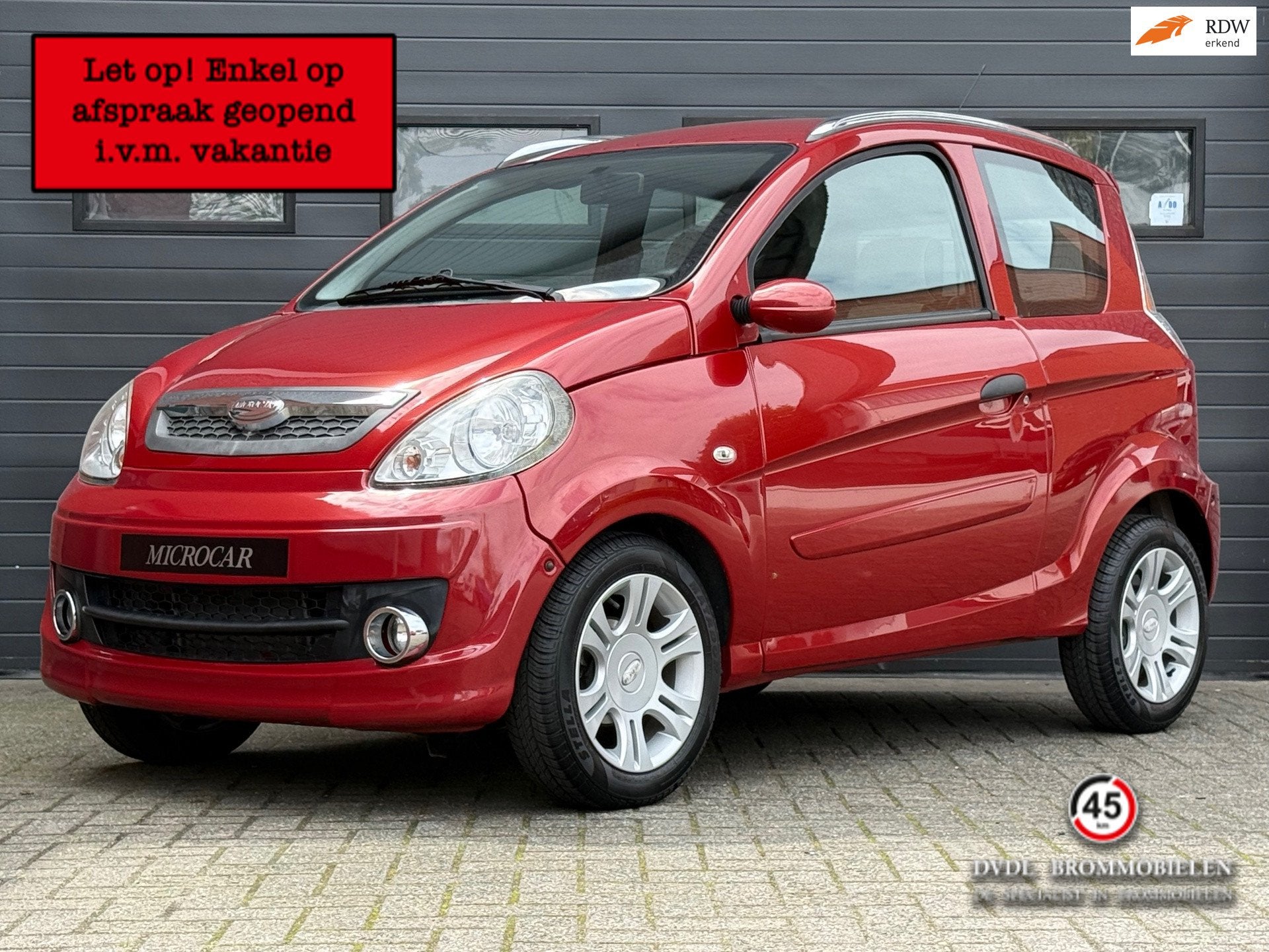 Microcar M.GO SXI Brommobiel 45km 2009 1eig 7dkm NIEUWSTAAT!