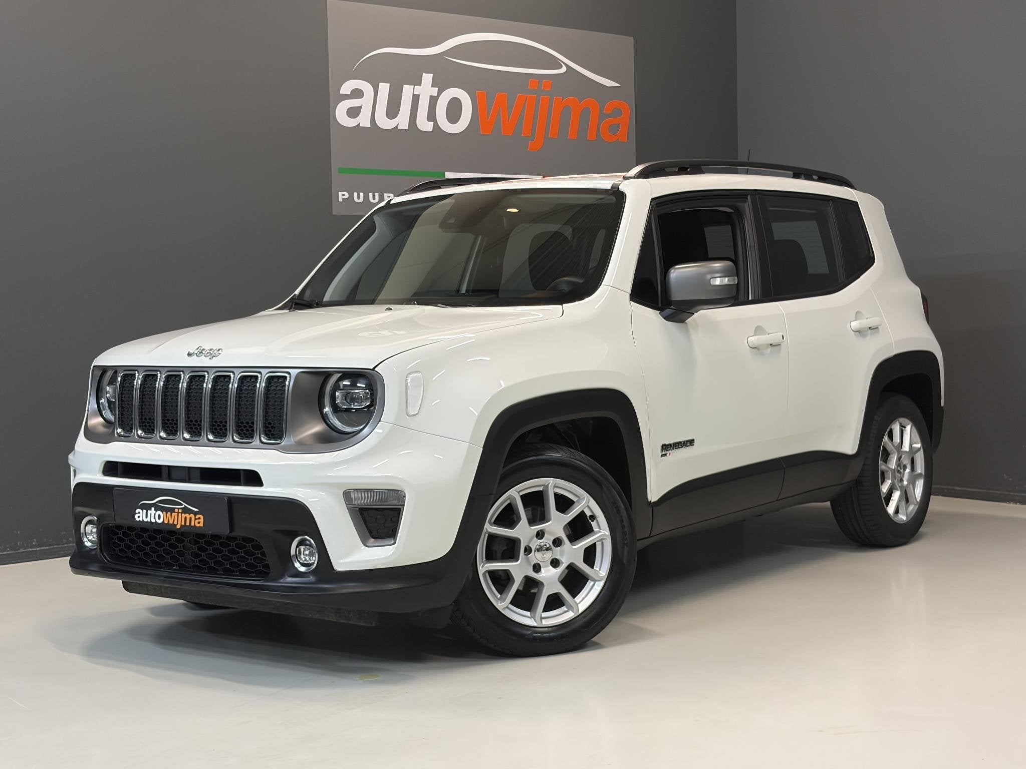 Jeep Renegade 1.0Turbo 120pk Limited Apple Carplay, Climate/, Auto's, Jeep, Voorwielaandrijving, Stof, Wit, Handgeschakeld