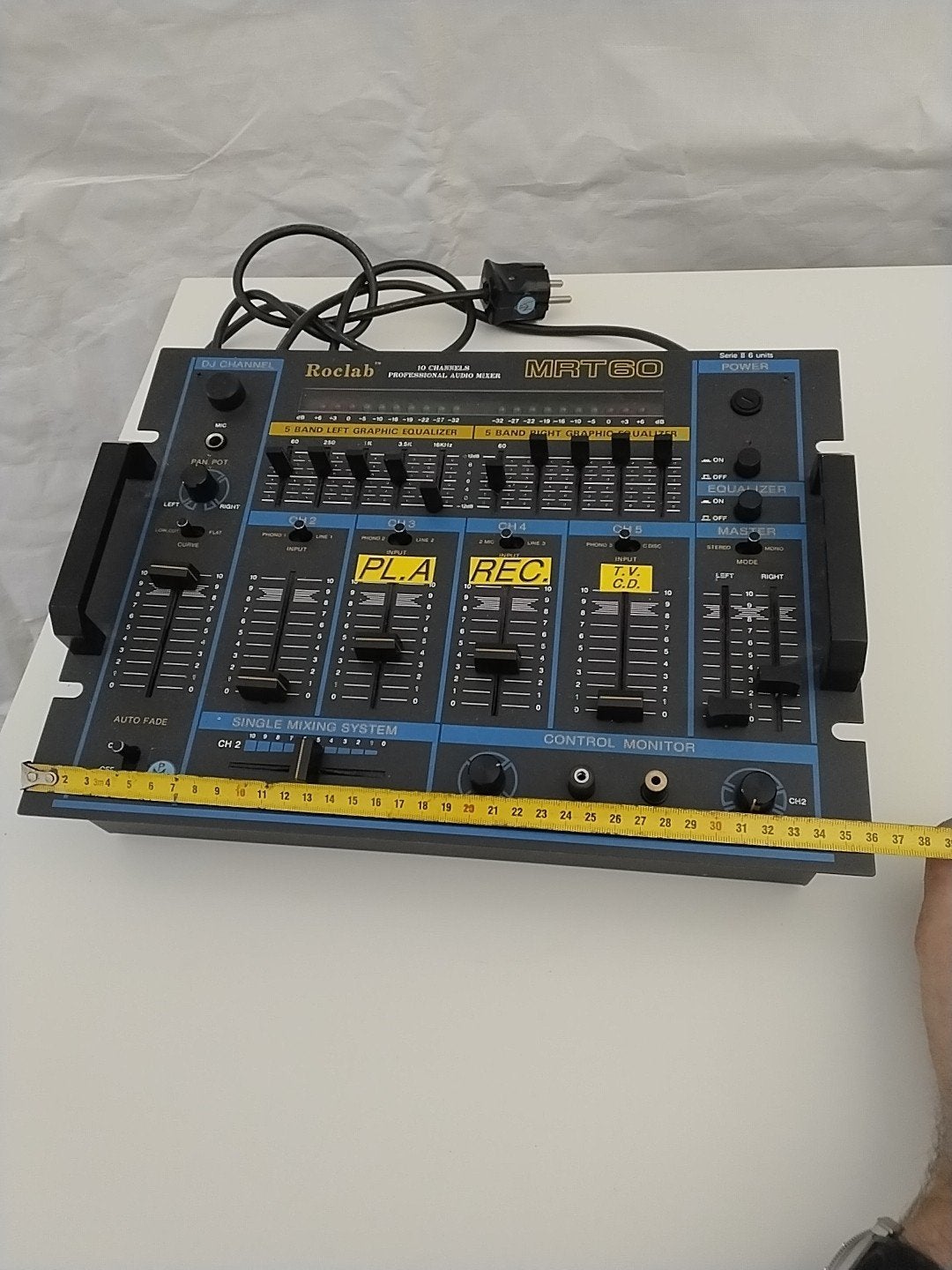 Roclab MRT60 Professionele Audio Mixer - Gebruikt, Ophalen of Verzenden