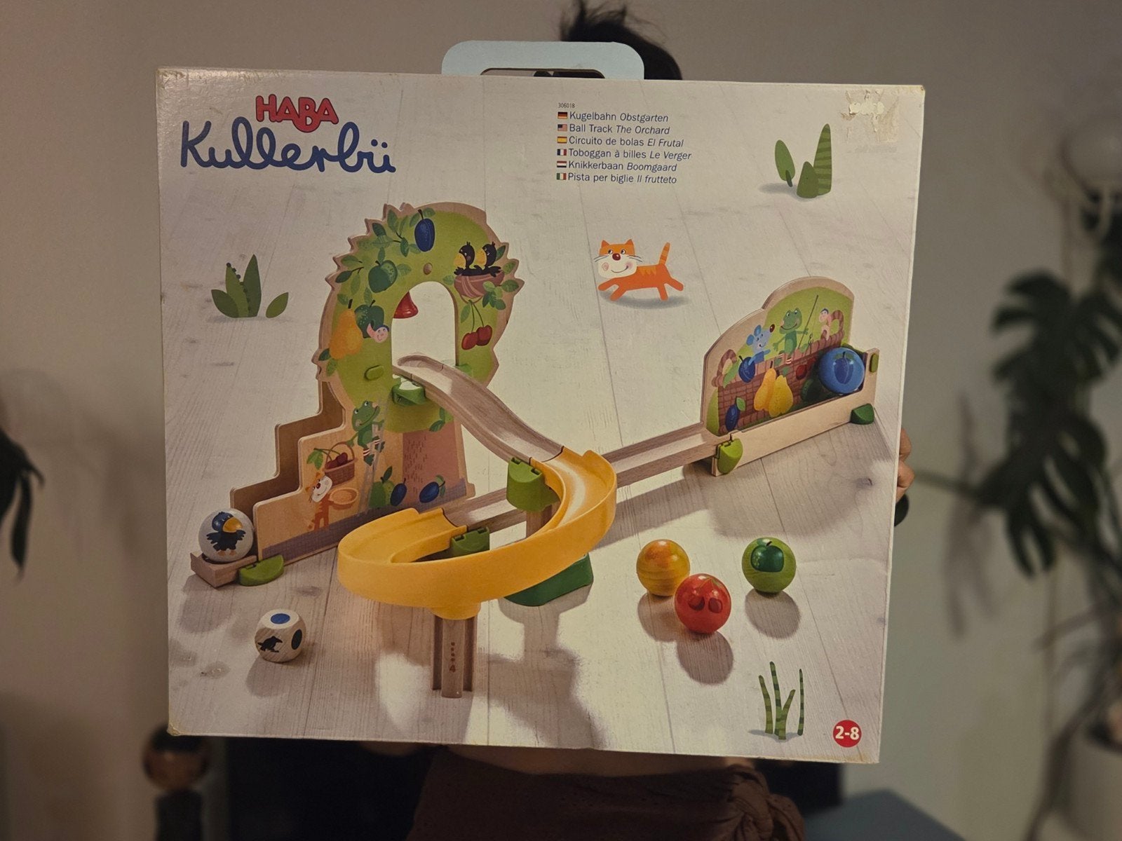HABA Kullerbü Boomgaard Knikkerbaan, Kinderen en Baby's, Ophalen of Verzenden, Zo goed als nieuw