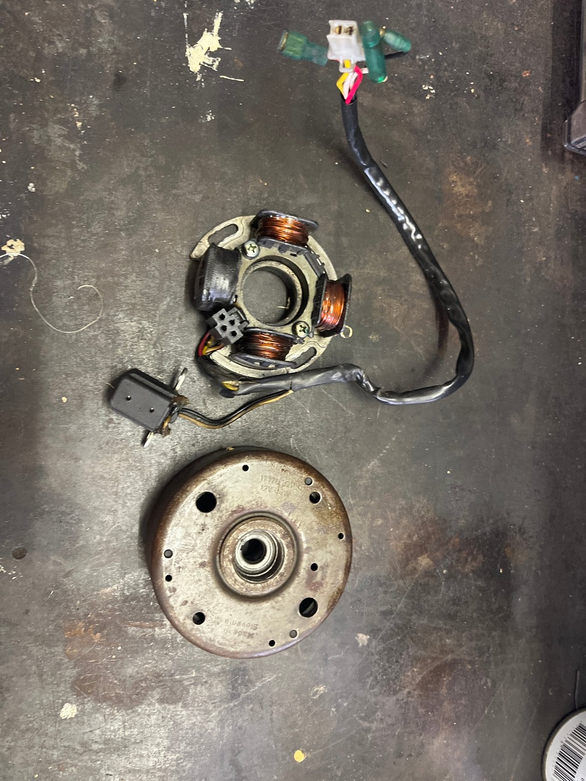 Ontsteking+vliegwiel tomos met pickup!, Ophalen of Verzenden, Gebruikt, Overige typen