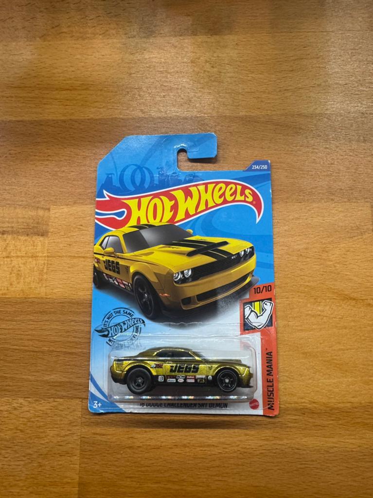 Hotwheels Dodge challenger srt Super Treasure Hunt, Ophalen of Verzenden, Zo goed als nieuw, Auto