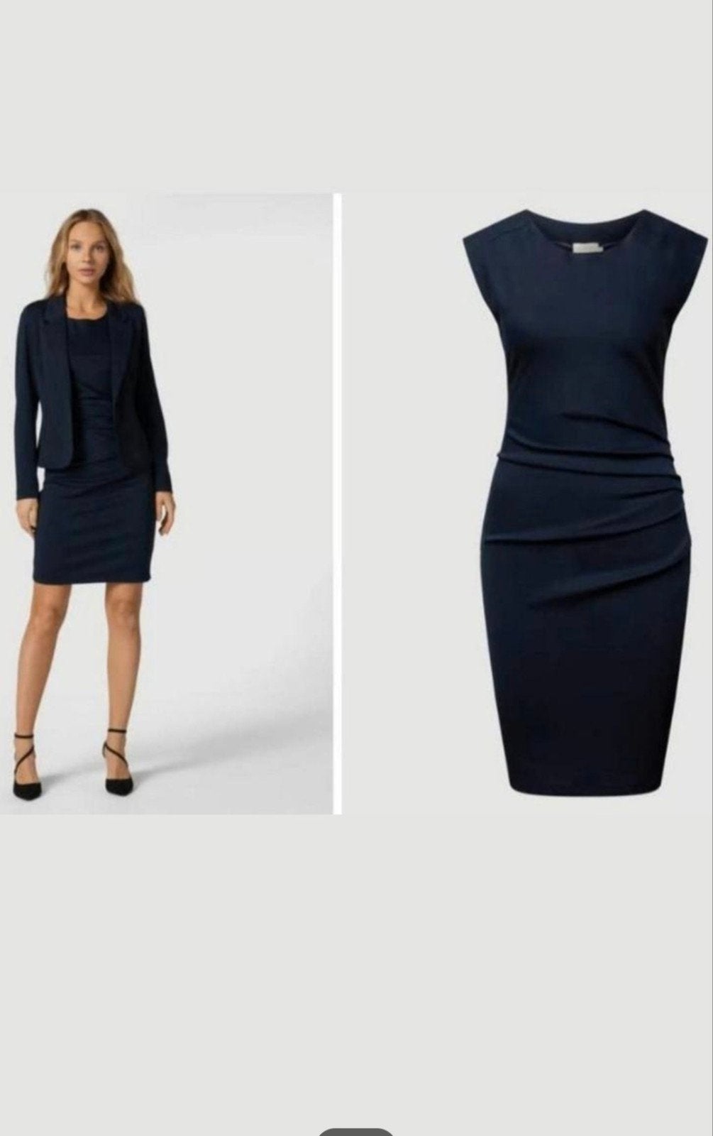 Jurk Rinascimento, Kleding | Dames, Ophalen of Verzenden, Zo goed als nieuw, Blauw, Boven de knie