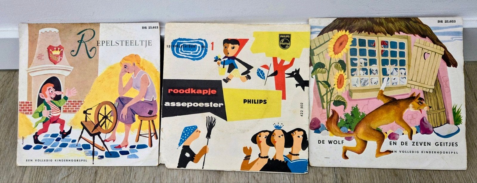 te koop.3x singles hoorspel., Ophalen of Verzenden, Zo goed als nieuw, Nederlandstalig