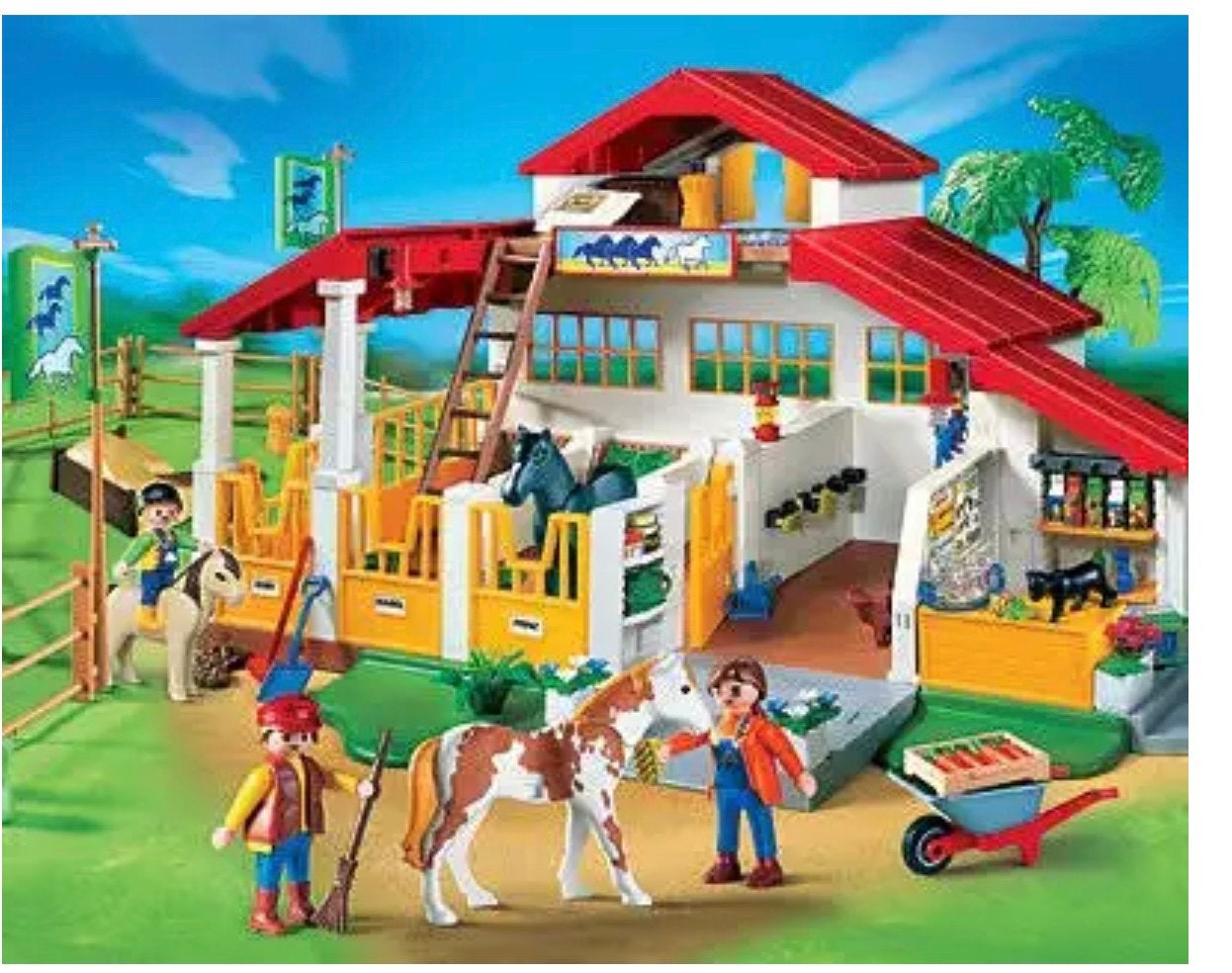 Playmobil Country manege set nr 4190, Kinderen en Baby's, Speelgoed | Playmobil, Ophalen of Verzenden, Zo goed als nieuw