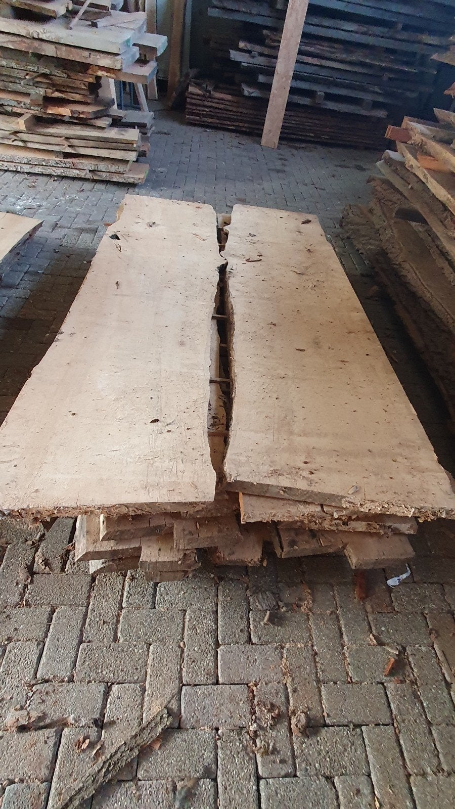 esdoorn schaaldelen met slaap vensterbank meubel borrelplank, Ophalen of Verzenden, 250 cm of meer, Planken