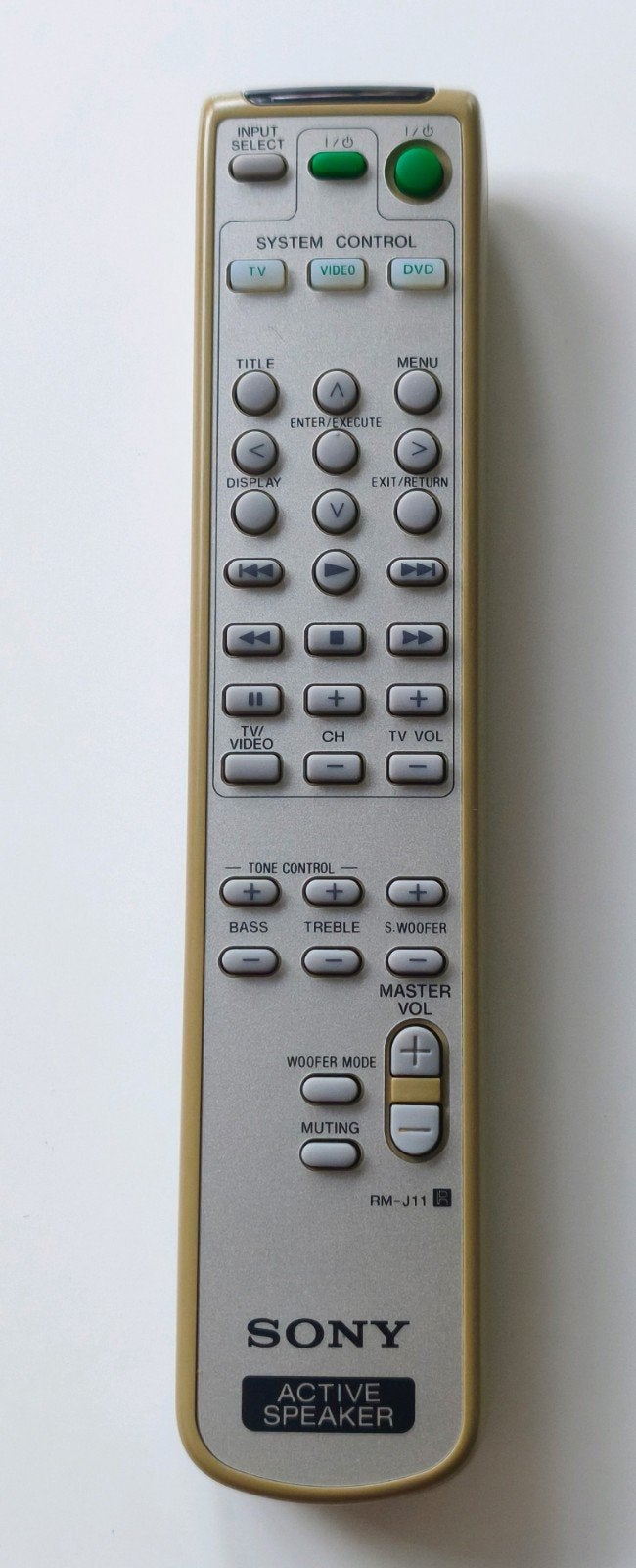 Sony RM-J11 Afstandsbediening voor Active Speaker, Ophalen of Verzenden, Gebruikt, Origineel, Tv