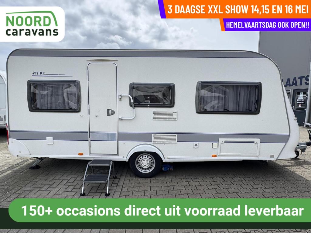Hobby 495 UL, ENKELE BEDDEN, RONDZIT, MOVER, VOORTENT+LUIFEL, Caravans en Kamperen, Rondzit, Hobby, Bedrijf, Mover