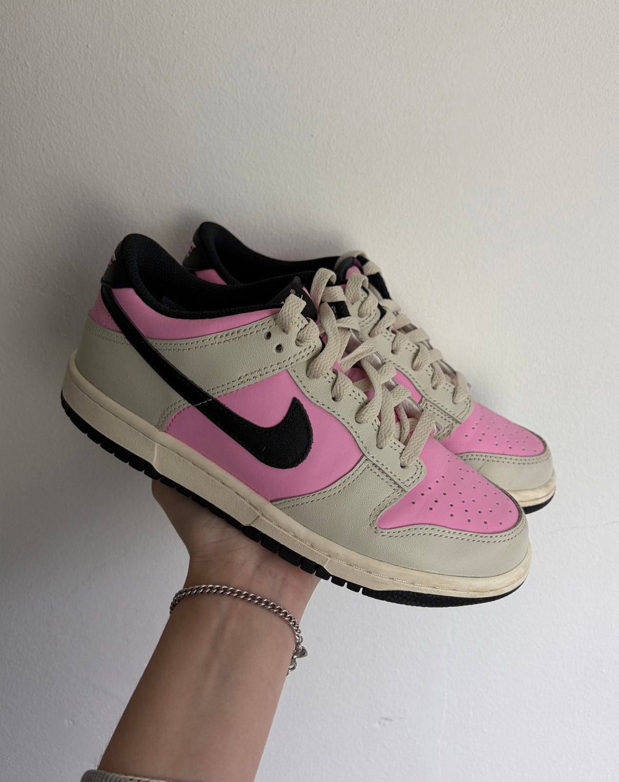 Nike dunk low pink rise sneakers, Ophalen of Verzenden, Roze, Sneakers of Gympen, Zo goed als nieuw