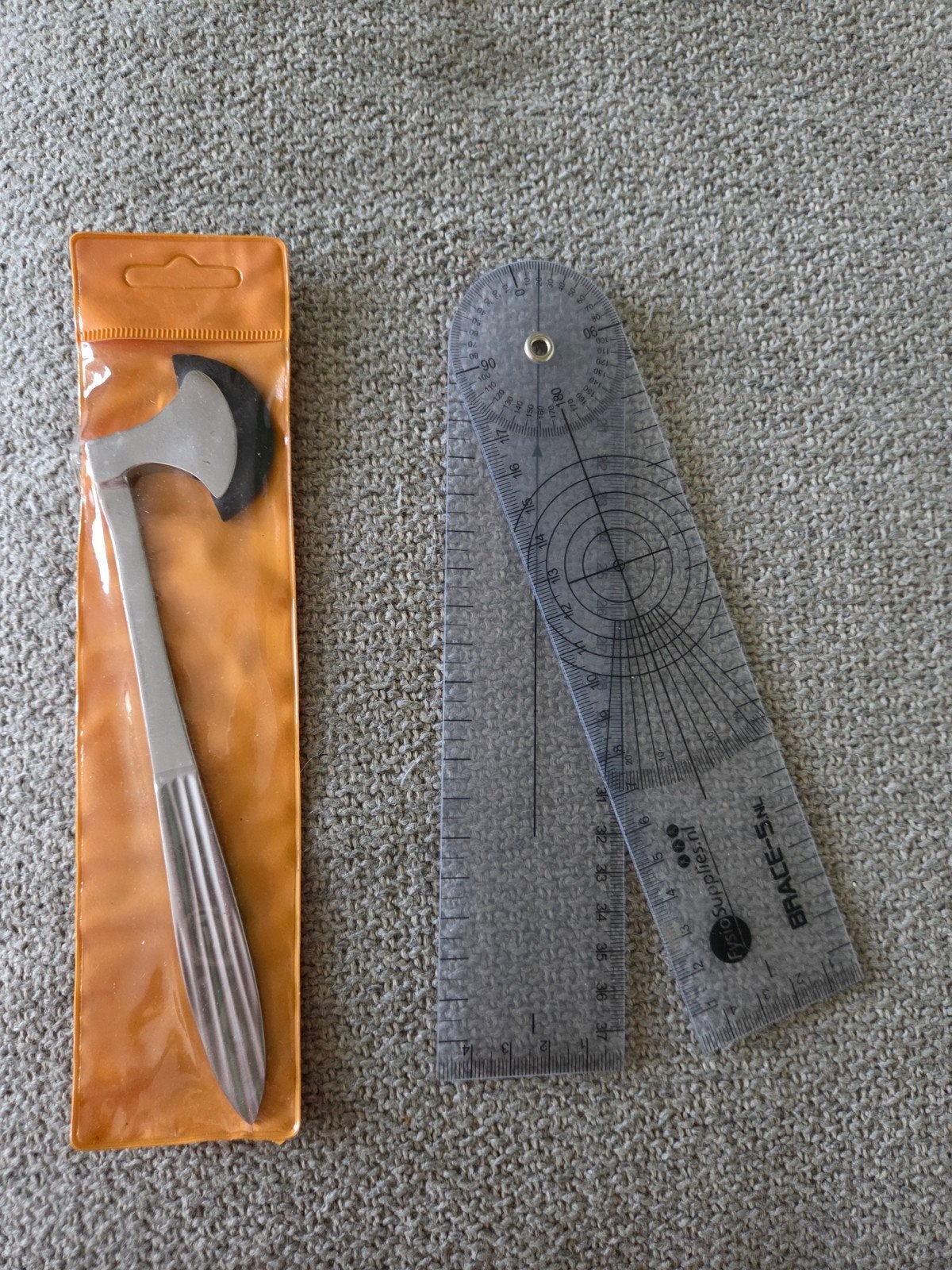Reflexhamer en goniometer set, Ophalen of Verzenden, Zo goed als nieuw