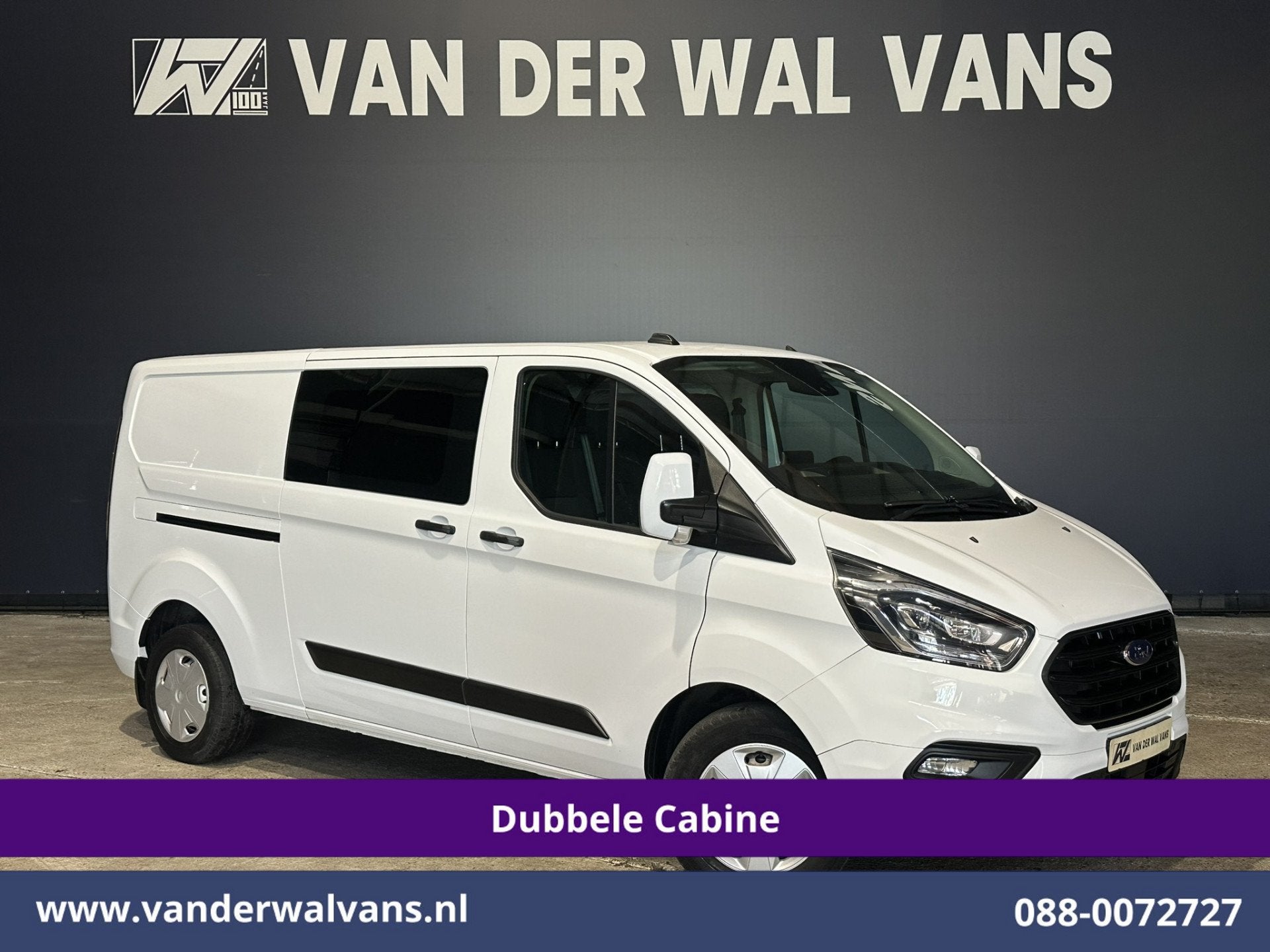 Ford Transit Custom 2.0 TDCI 130pk Automaat L2H1 Dubbele Cab, Auto's, Dealer onderhouden, Stof, Gebruikt, 4 cilinders