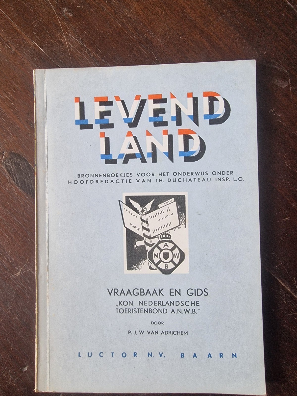 Levend Land: Vraagbaak en Gids ANWB (1939), Ophalen of Verzenden, Gelezen, Overige typen