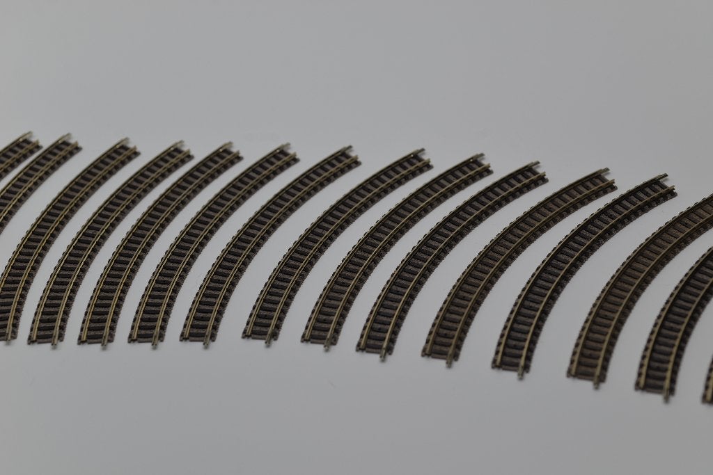 17X Fleischmann Piccolo N-spoor bochten 9120, -, -, Rails, Ophalen of Verzenden
