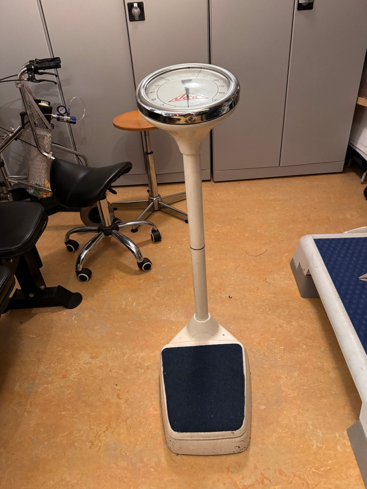 Vintage Seca Personenweegschaal - Analoog, Ophalen, Gebruikt, Analoog, 100 kg of meer
