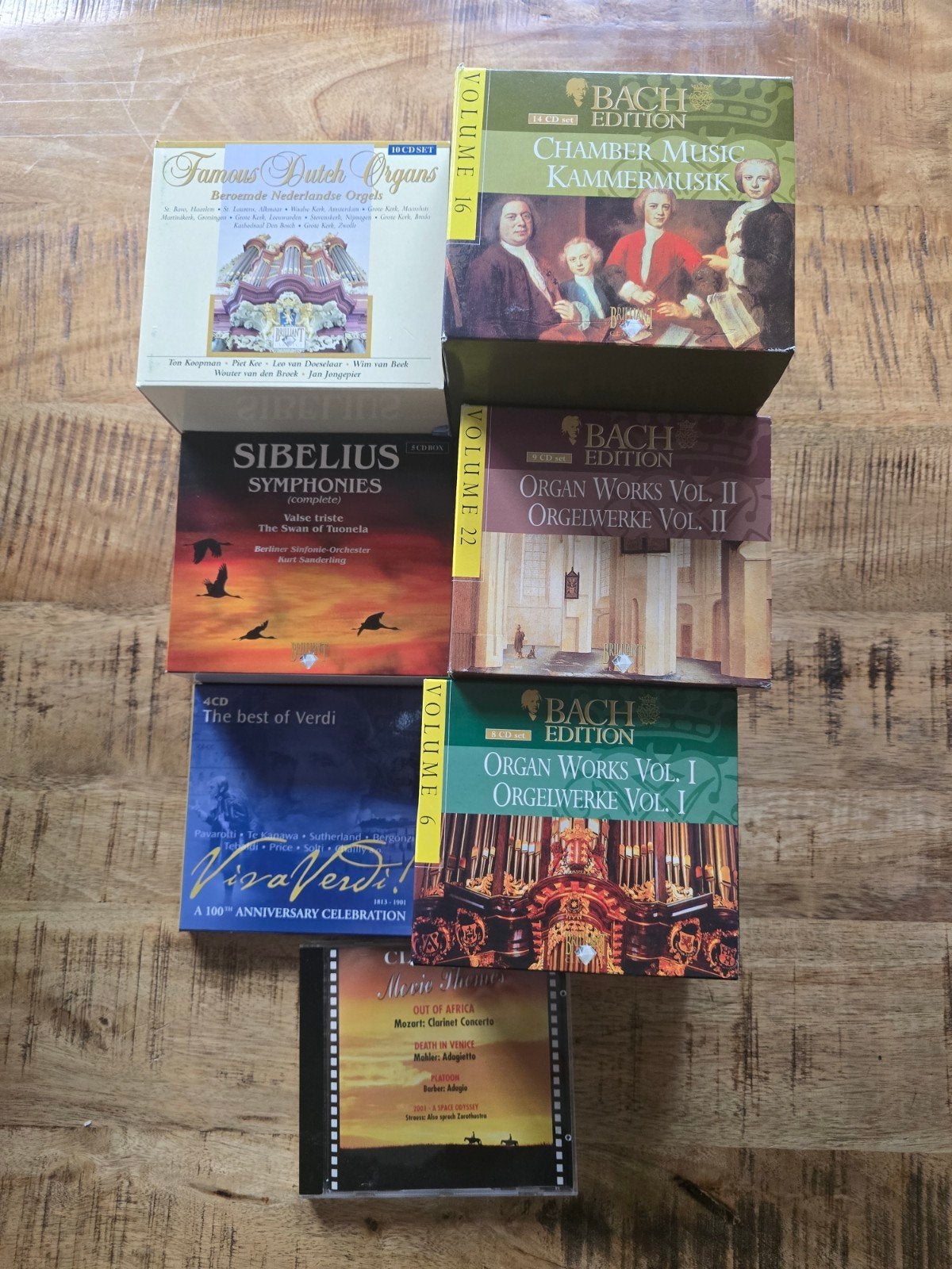 Mooie partij Klassieke CD Boxen + Bonus CD (43 CD's) oa Bach, Boxset, Ophalen of Verzenden, Zo goed als nieuw, Orkest of Ballet