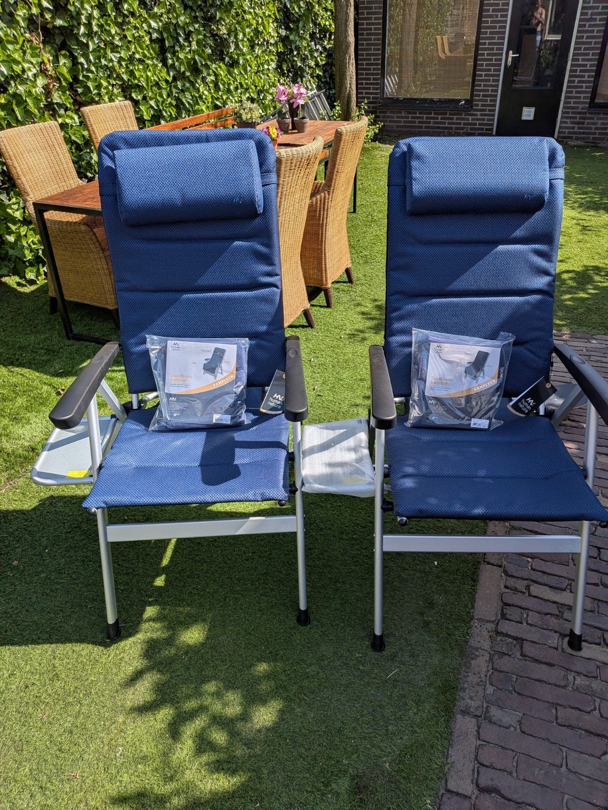 2 Human Nature Verona campingstoelen van de ANWB, Caravans en Kamperen, Ophalen, Nieuw, Campingstoel