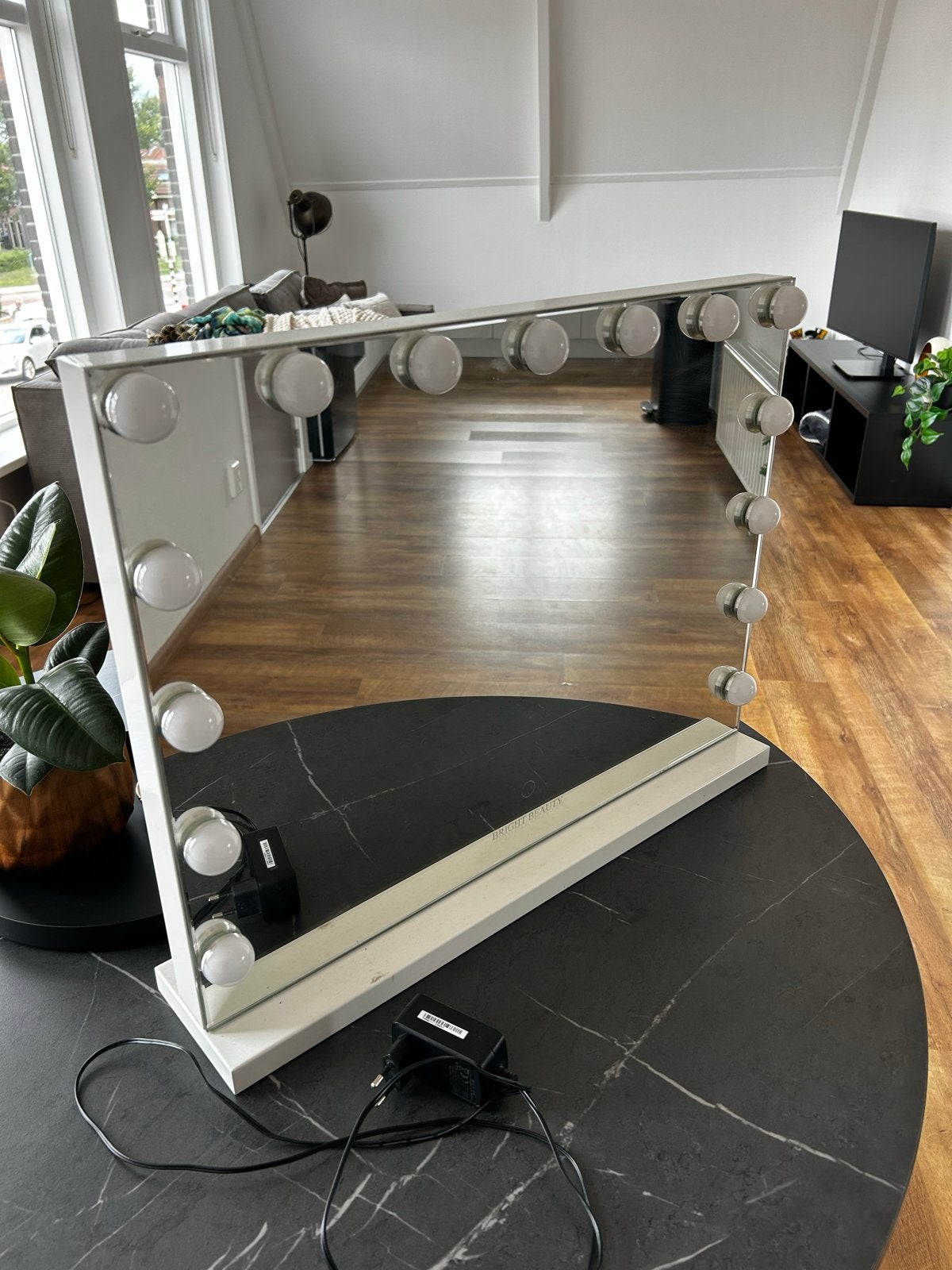Make-up Spiegel met Dimbaar Licht, Ophalen, Minder dan 50 cm, Gebruikt, Minder dan 100 cm