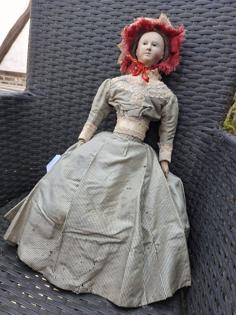 oude pop Fashion doll, rond 1850, Ophalen of Verzenden