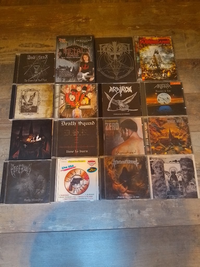Diverse metal cd's en dvd's, Ophalen of Verzenden, Zo goed als nieuw, Album