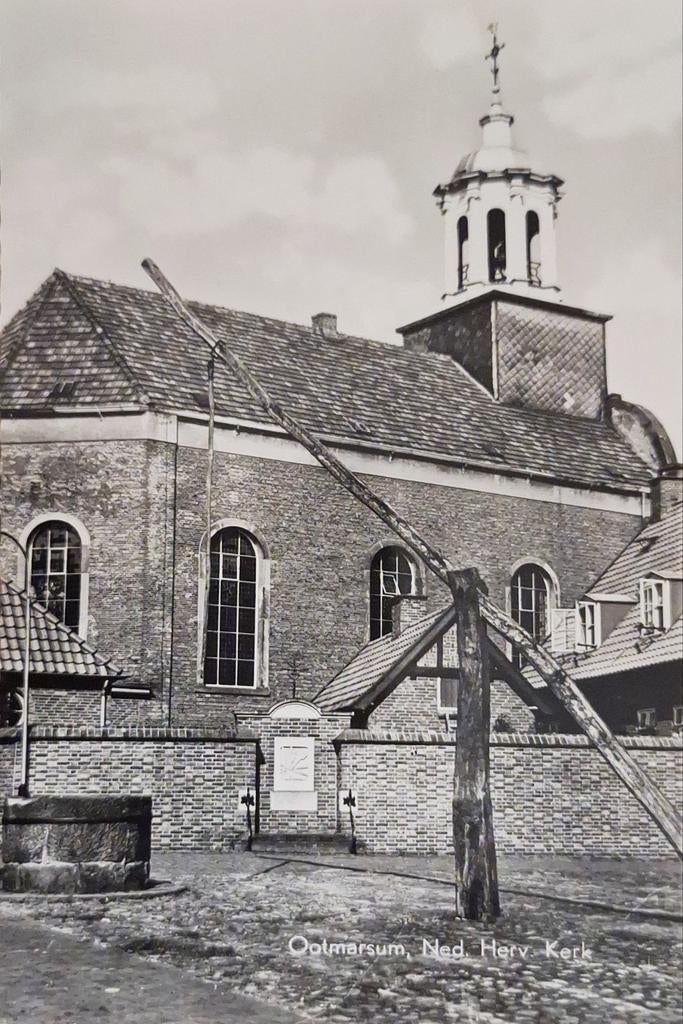Fotokaart Ootmarsum - Ned. Herv. Kerk - 1968, Ophalen of Verzenden, 1960 tot 1980, Ongelopen, Overijssel
