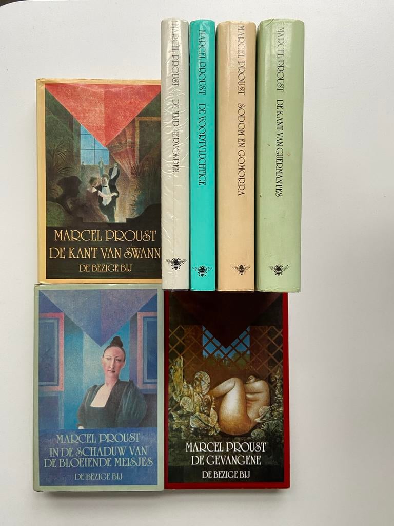 Marcel Proust - Op zoek naar de verloren tijd hardcovers, Boeken, Literatuur, Gelezen, Nederland, Ophalen of Verzenden