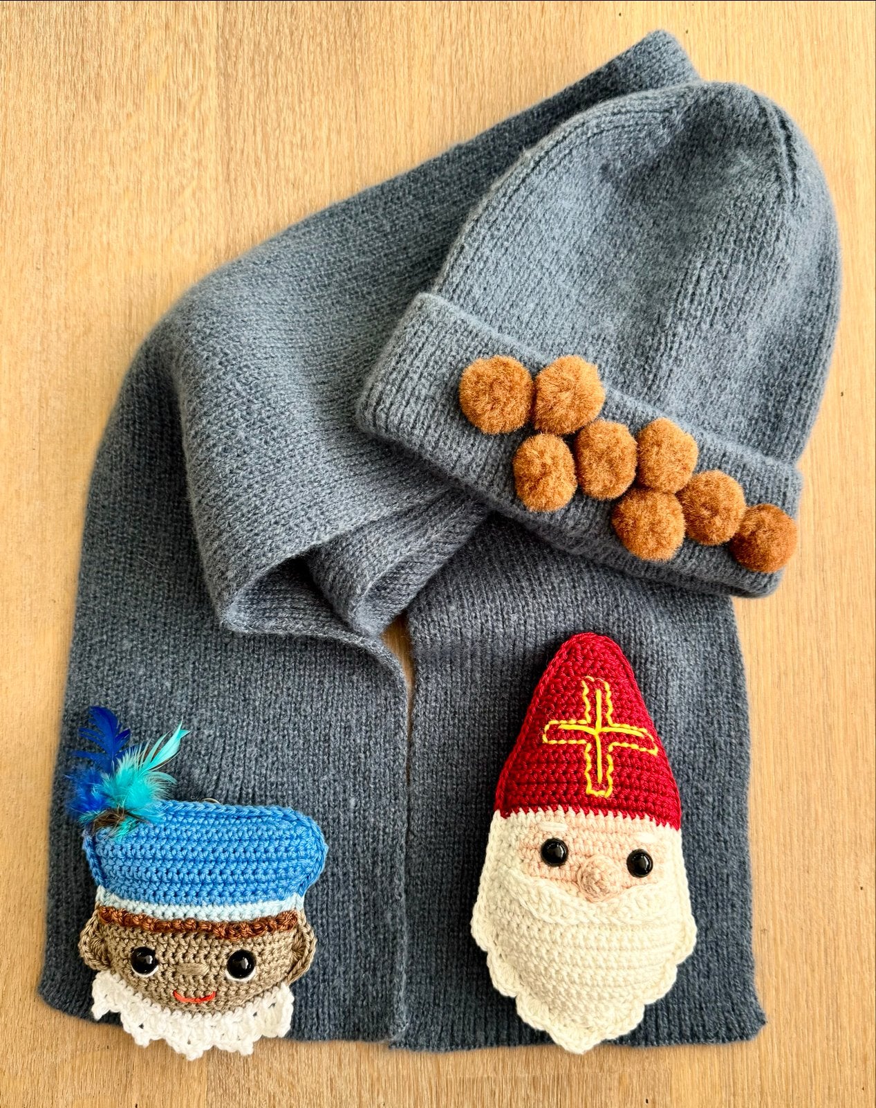 Sint en piet sjaal en muts, Ophalen of Verzenden, Nieuw