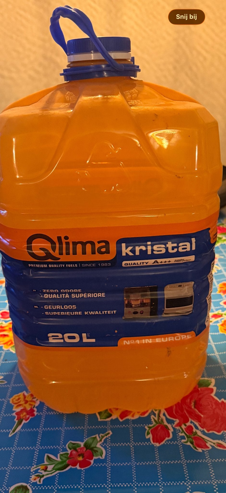 Qlima Kristal Premium Brandstof 20L - Geurloos, Ophalen, Nieuw