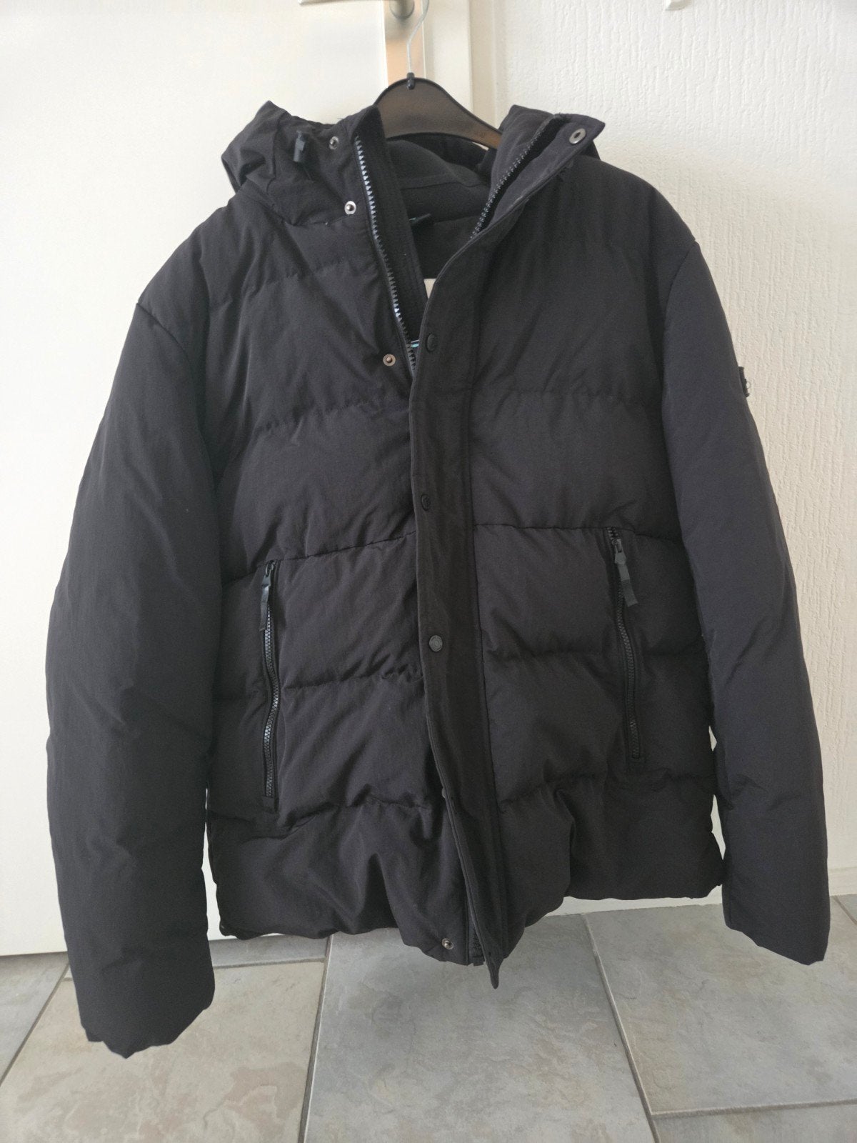 Pure path winterjas XL >> € 75,-, Ophalen of Verzenden, Zo goed als nieuw, Maat 56/58 (XL), Zwart