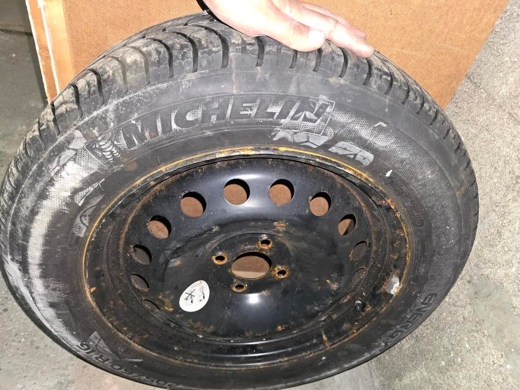 Michelin band met velg - 205/60 R16, Ophalen, Gebruikt