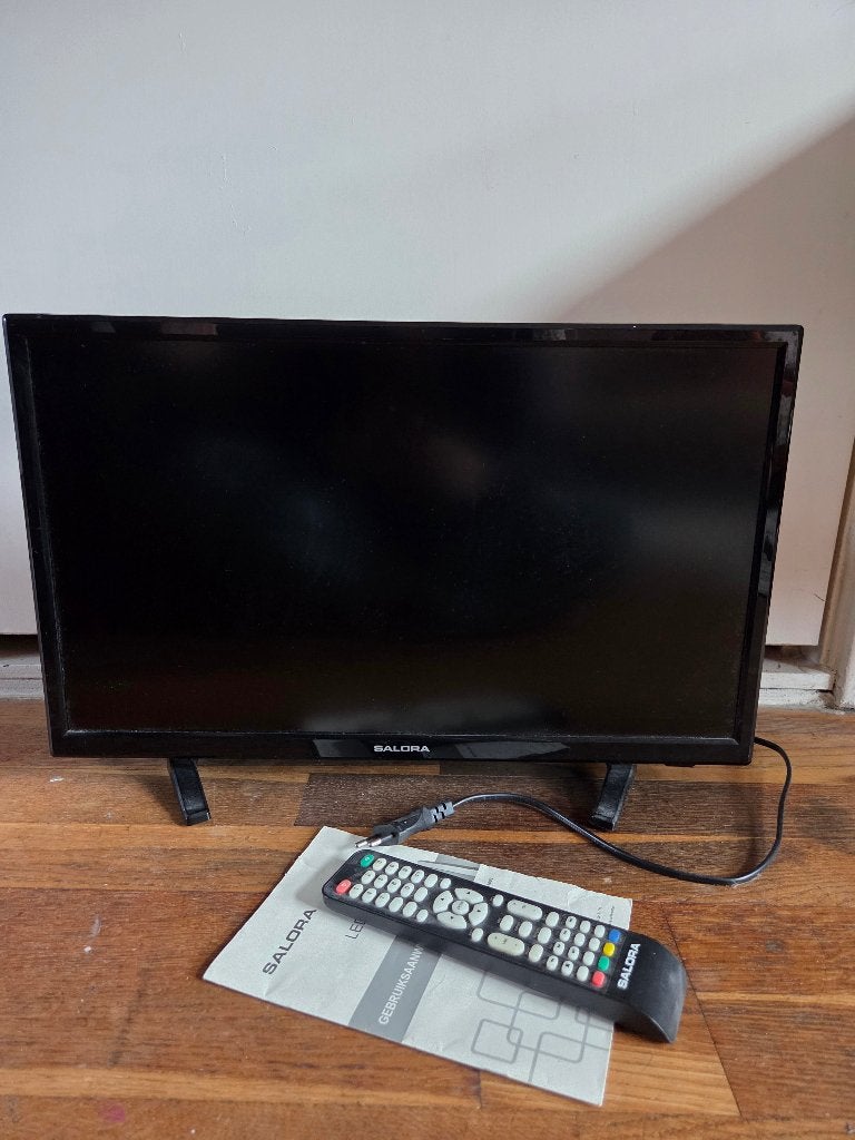 Tv Salora, LED, 50 Hz, Zo goed als nieuw, 100 cm of meer
