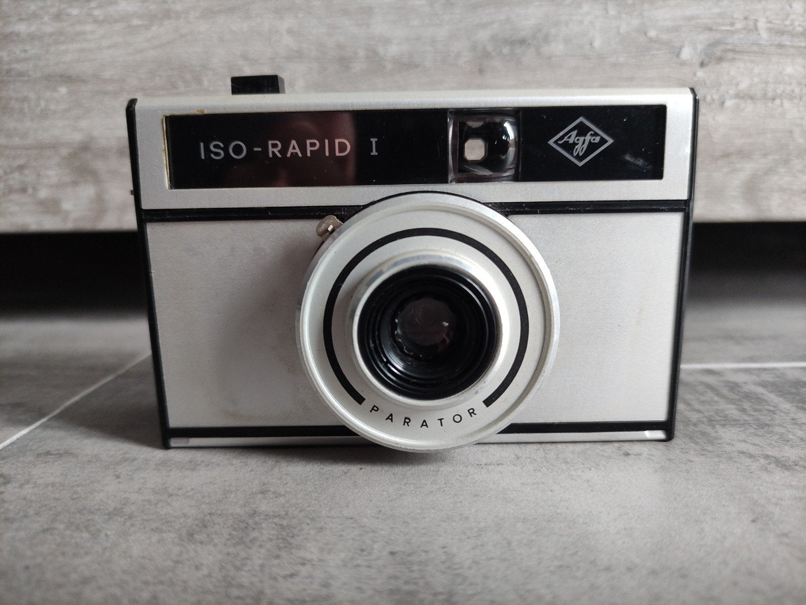 Agfa iso rapid I camera met hoesje en flitser, Ophalen of Verzenden, Compact, Overige Merken