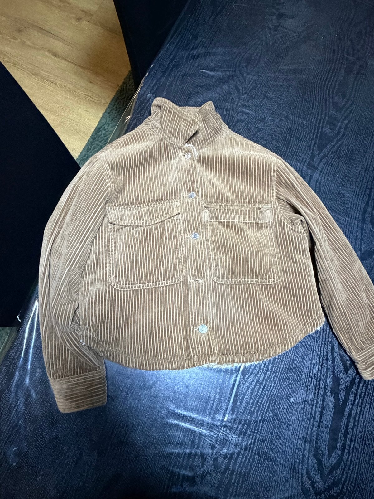 Zara corduroy jasje met teddy voering maat 140 / 8-9-10 jaar, Kinderen en Baby's, Ophalen of Verzenden, Gebruikt, Jongen of Meisje