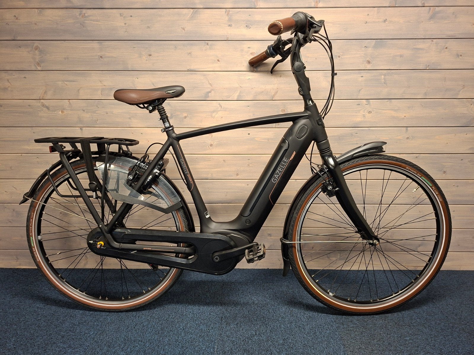 Gazelle Grenoble C8 Hmb heren 57cm., Ophalen, Vering, Velgrem, Zo goed als nieuw