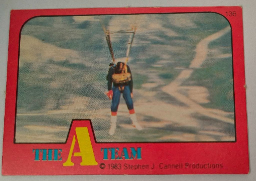 The A-Team Monty Gum 1983 no.136, Verzamelen, Ophalen of Verzenden, Nieuw, Foto of Kaart