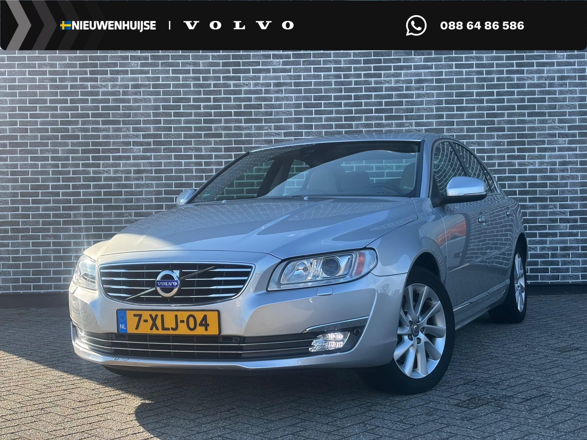 Volvo S80 2.0 T5 Summum | Trekhaak | Parkeersensoren | Schui, Auto's, 4 cilinders, Bedrijf, Sedan, Zilver of Grijs