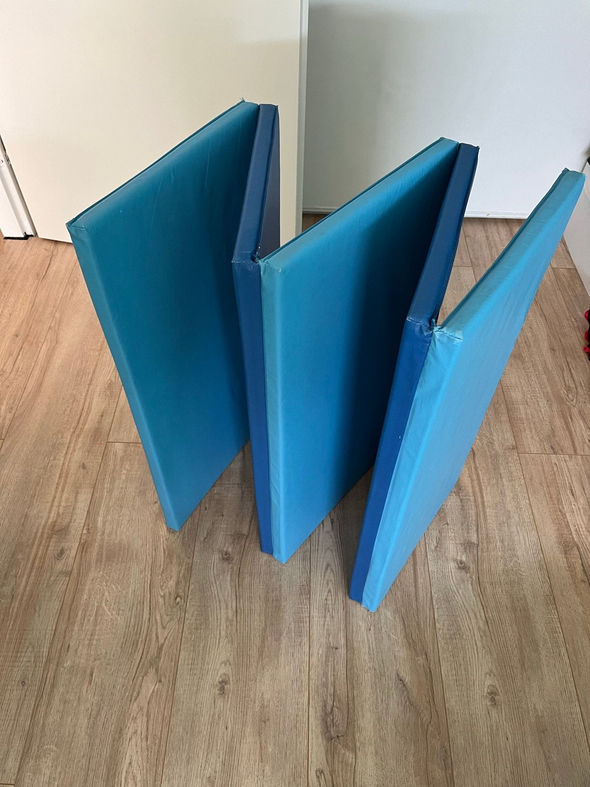 IKEA PLUFSIG Gymmat - Blauw, Gebruikt, Ophalen, Gebruikt