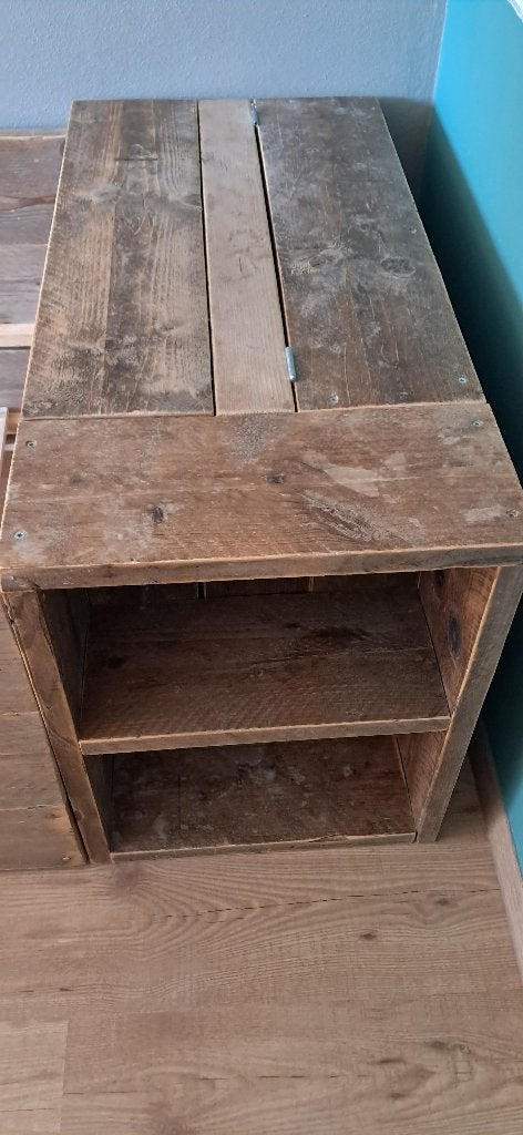 Foto 7 van Steigerhout bed
