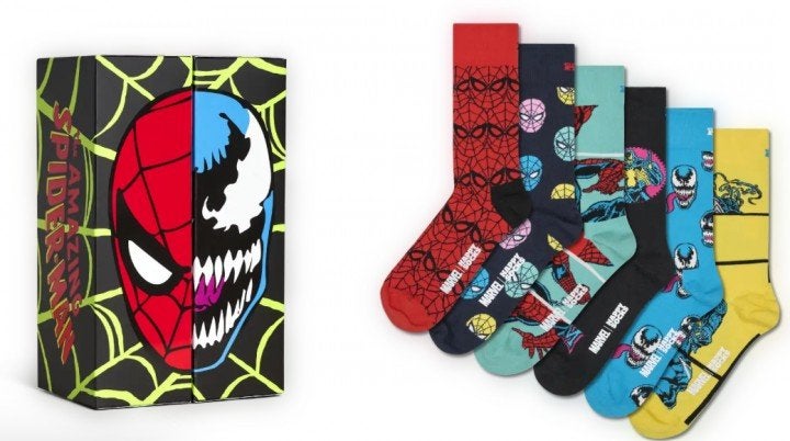 Happy Socks - MARVEL Spider-Man 6-Pack Socks Gift Set  41/46, Overige kleuren, Ophalen of Verzenden, Happy Socks, Nieuw