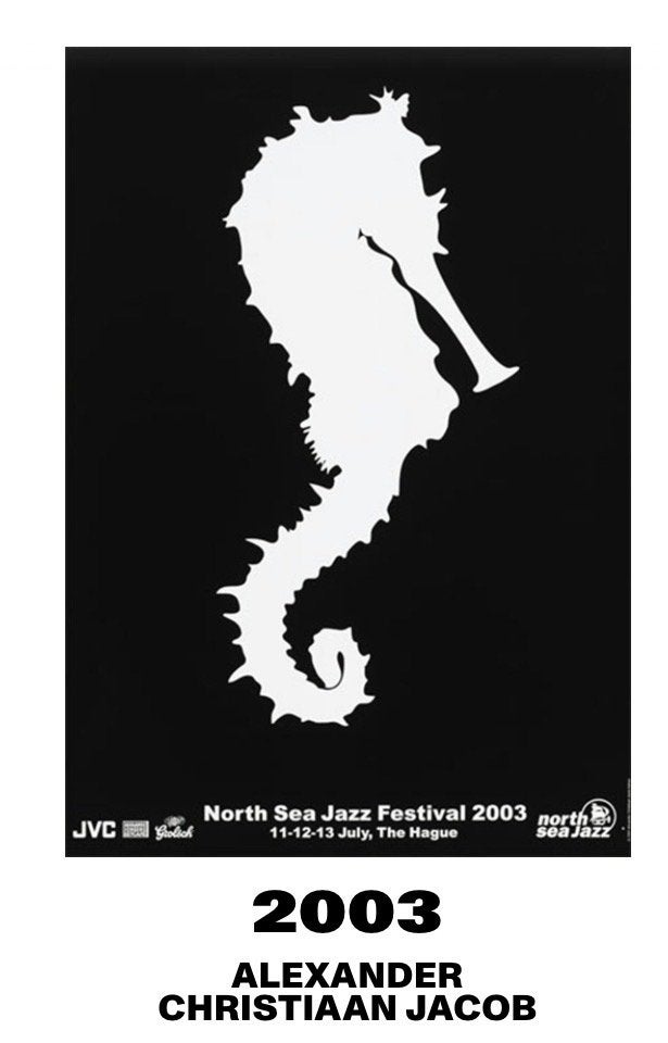 North Sea Jazz Festival 2003 Artposter - Alexander Christiaa, Minder dan 50 cm, Gebruikt, Oorspronkelijke maker, Ophalen of Verzenden