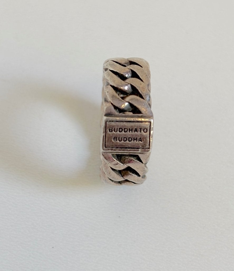 BUDDHA TO BUDDHA Ben Zilver 925 ring  Maat 17, Ophalen of Verzenden, Zo goed als nieuw, 17 tot 18, Dame