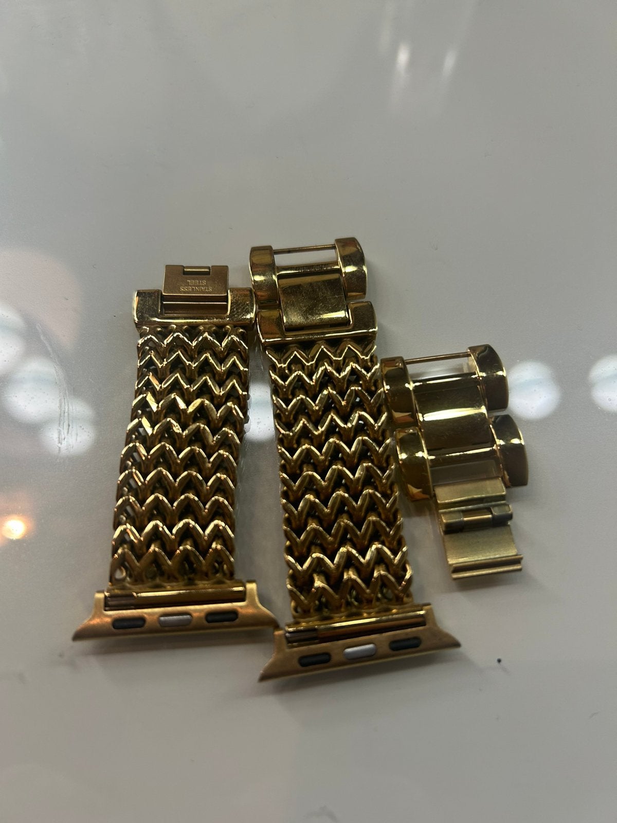 Apple watch bandjes, Ophalen of Verzenden, Zo goed als nieuw, Zwart, IOS