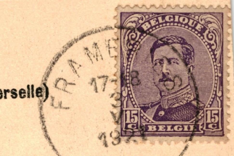 992352 Volendam Klederdracht Molen 1921 Gelopen met zegel, Ophalen of Verzenden, 1920 tot 1940, Gelopen, Noord-Holland