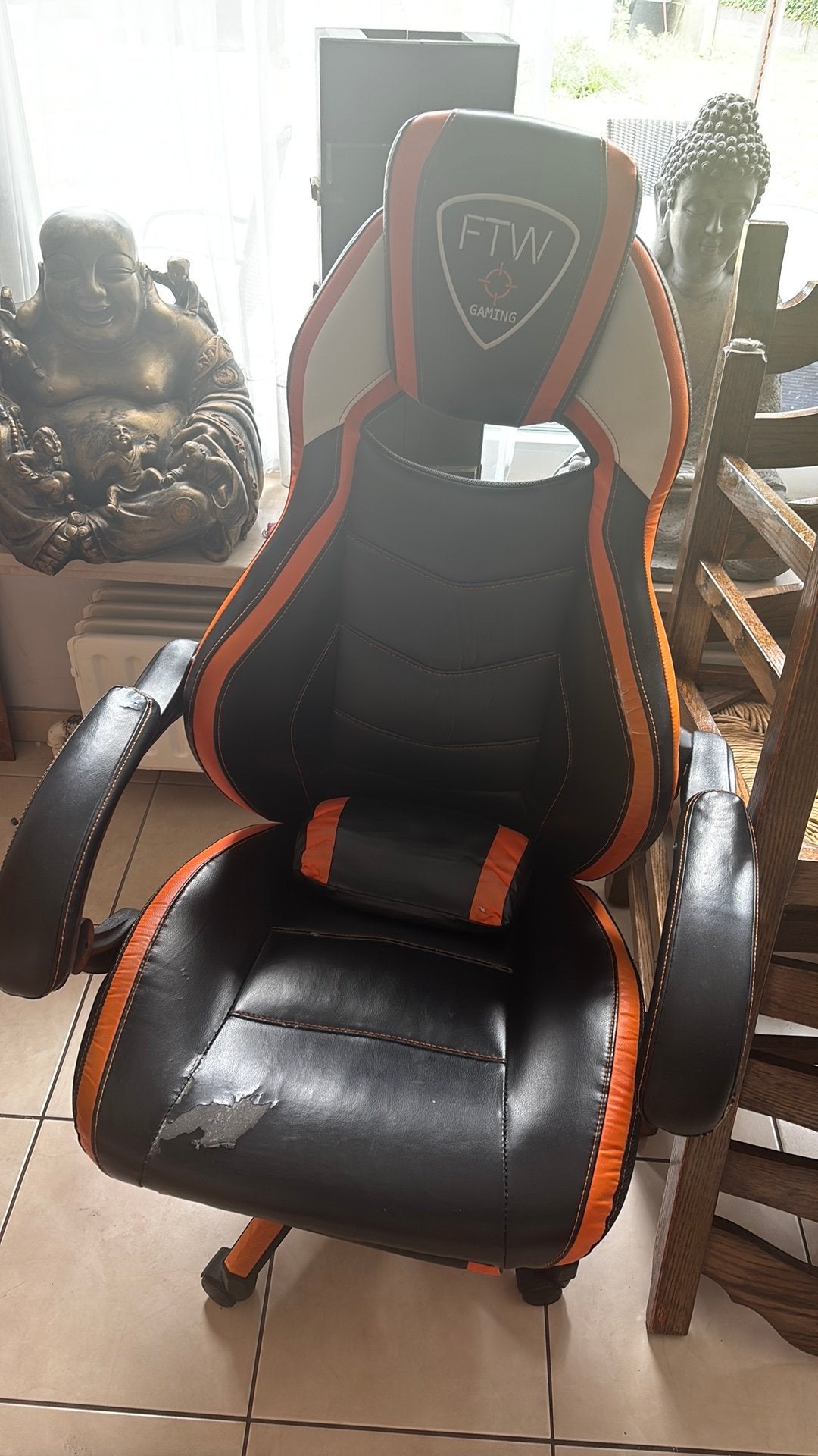 Game stoel, Ophalen, Gebruikt, Zwart, Eén