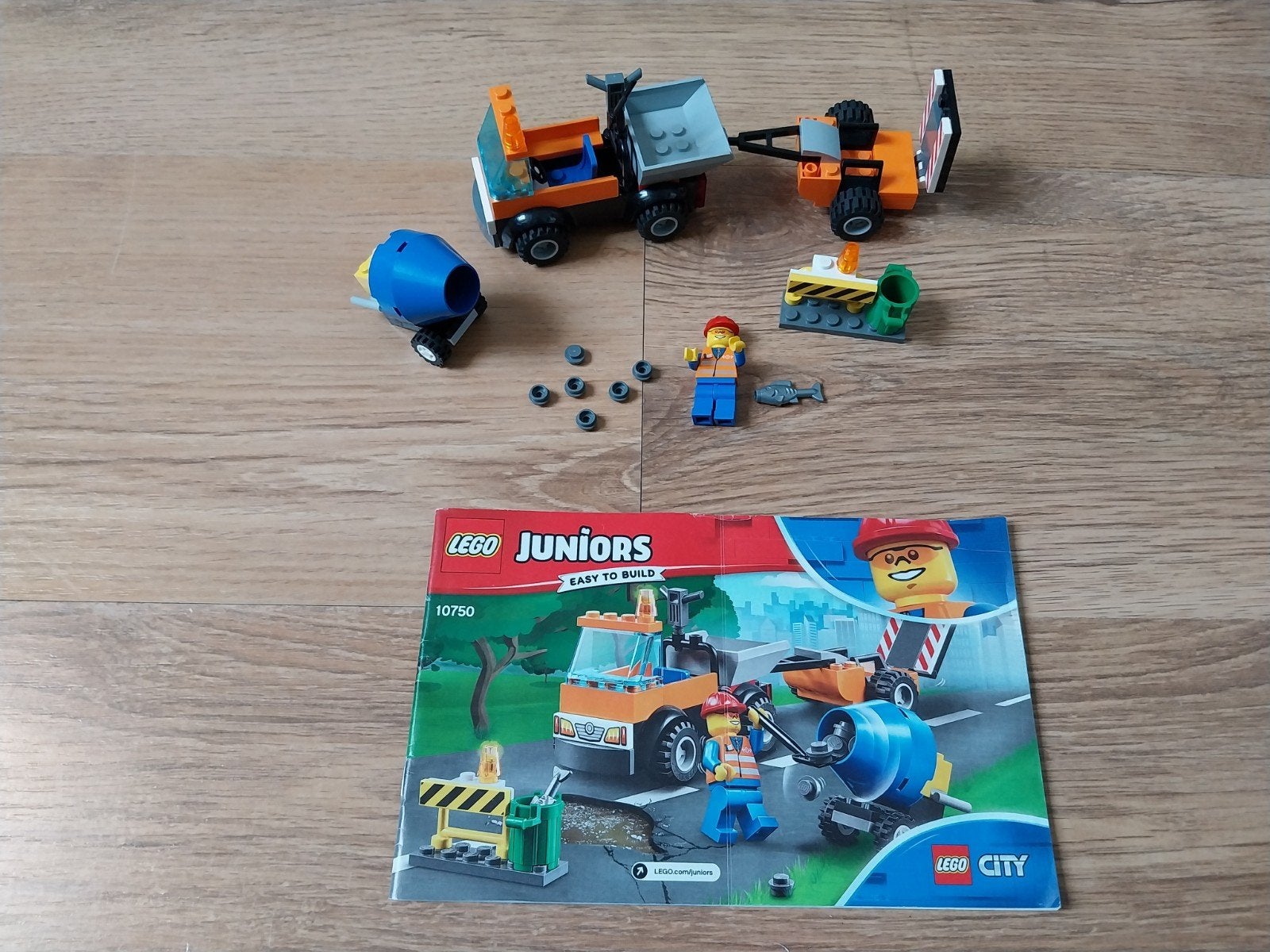 lego juniors 10750 weg reparatie truck, Ophalen of Verzenden